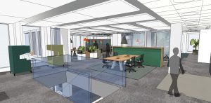 Interieurontwerp & realisatie kantoor Portbase in Rotterdam